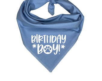 Birthday Boy Dog Bandana, Puppy Birthday
