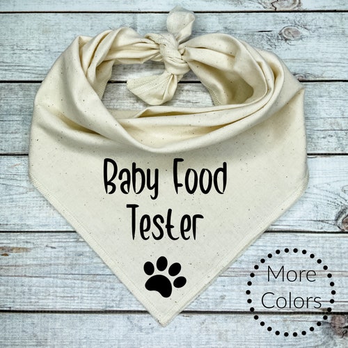 Baby Security in Training Dog Bandana Birth Announcement Dog Etsy
