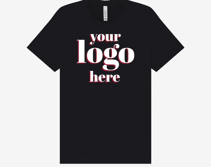 Custom Logo T-Shirt | Business Logo Tee | Promotional Shirt for Branding & Events | Personalized Company Swag | Custom Shirt