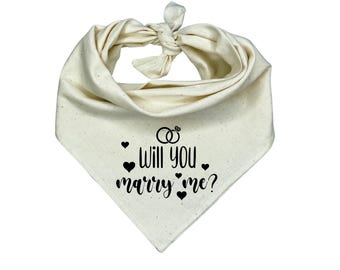 Will You Marry Me? Dog Bandana, Unique Marriage Proposal Ideas