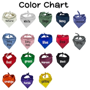 Personalized Dog Bandana – Custom Text Bandana for Pets bild 4