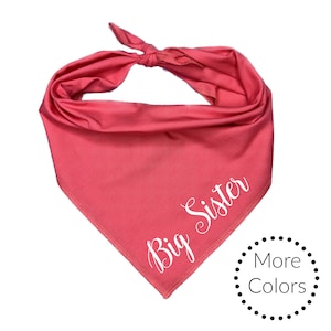 Big Sister Dog Bandana, Pregnancy Announcement
