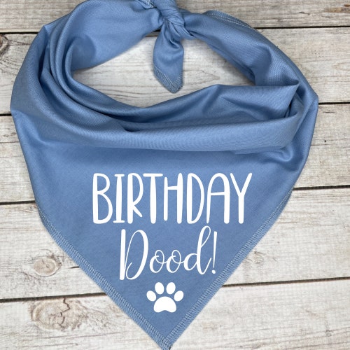 Happy Birthday Dog Bandana Birthday Girl Boy Dog Bandana Etsy