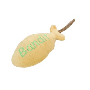 Personalized Catnip Fish Toy: Custom Embroidered Pet Gift