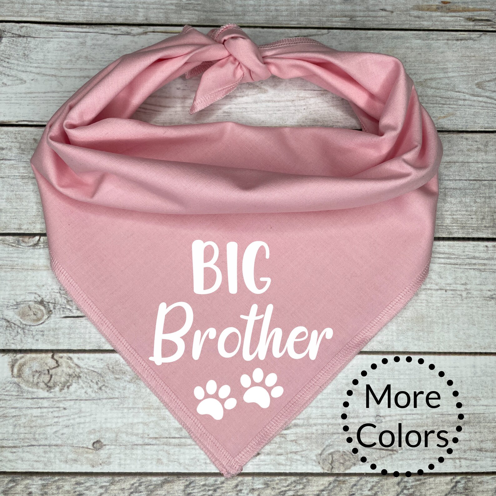 Big Brother Dog Bandana Pregnancy Announcement Etsy