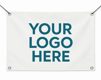 Custom Logo Banner – Printed Business Sign for Market Booth or Events