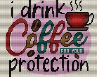 Perlen-Webstuhl-Muster, Kaffee, Miyuki Delica, zum sofortigen Download