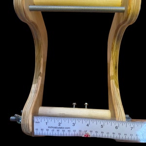 Mini kit de métier à tisser vertical pour perles en bois image 3