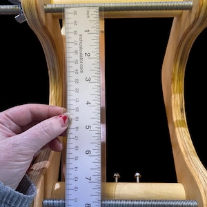 Mini kit de métier à tisser vertical pour perles en bois image 4