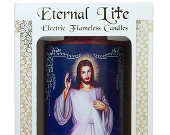 Divine Mercy Flameless Prayer Candle