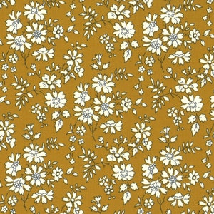 Liberty Tana Lawn fabric - Capel mustard yellow - 25 cm