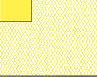 Yellow net fabric - 25 cm