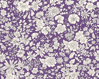 Tissu Liberty Patch "Emily Belle" violet  - 25 cm