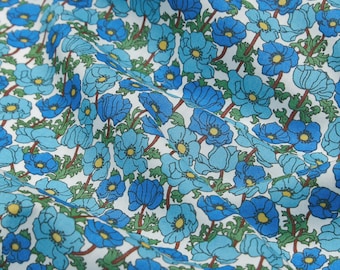 Liberty Tana Lawn fabric - Charmian Blue - 25 cm