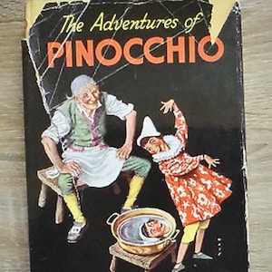 Vintage The ADVENTURES OF PINOCCHIO - Collodi, Carlo. Illus. by Watson, A.H. - 1957