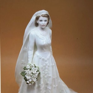 Vintage Rare Queen Elizabeth II Coalport Limited Edition Figurine titled &quot;The Queen” from the Royal collection.