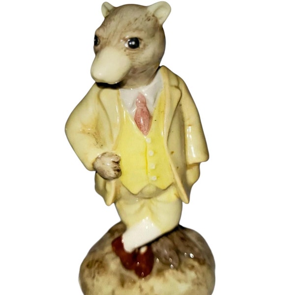Vintage Royal Doulton Beswick Ware - Wind in the Willows - Figurine - Ratty - WIW4+Box & Cert - 2000