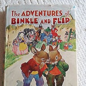 Las aventuras de Binkle & Flip - Libro infantil vintage - Enid Blyton