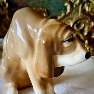 Vintage Rare Studio Szeiler Bloodhound Dog - 1960s