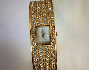 Gorgeous! Michele Coquette Diamond Tonneau Quartz Ladies  display picture 1