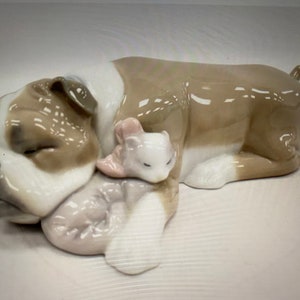 LLADRO Porcelain Figurine &quot;Unlikely Friends&quot; 6417 Unboxed - Gorgeous!