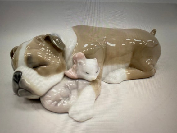 LLADRO Porcelain Figurine "Unlikely Friends" 6417 Unboxed - Gorgeous!