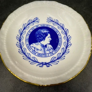 Vintage Royal Doulton Margaret Thatcher First Woman Prime Minister bone china Pin dish