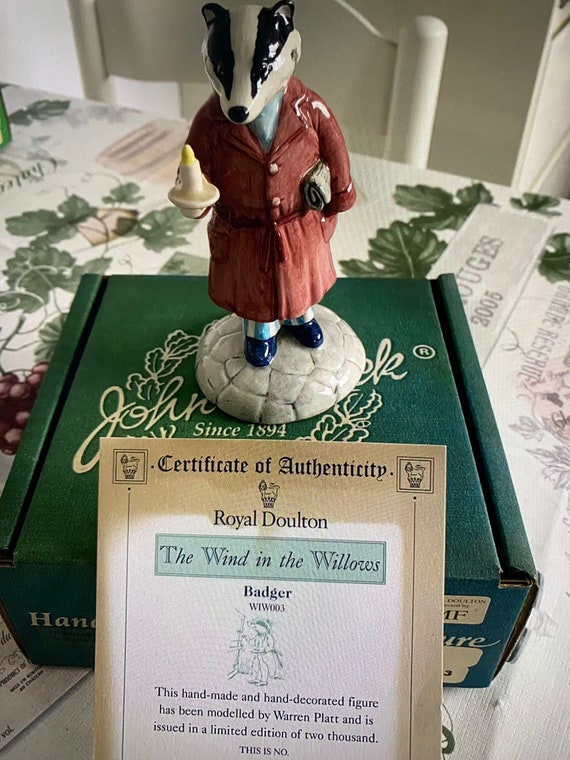 Vintage Beswick Royal Doulton - Wind in the Willows - Badger - Limited Edition
