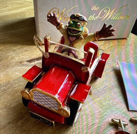 RARE Wind in the Willows - Toad Rage by Hidden Treasures - Limited Edition 15/950 - Cufflinks and Pin included