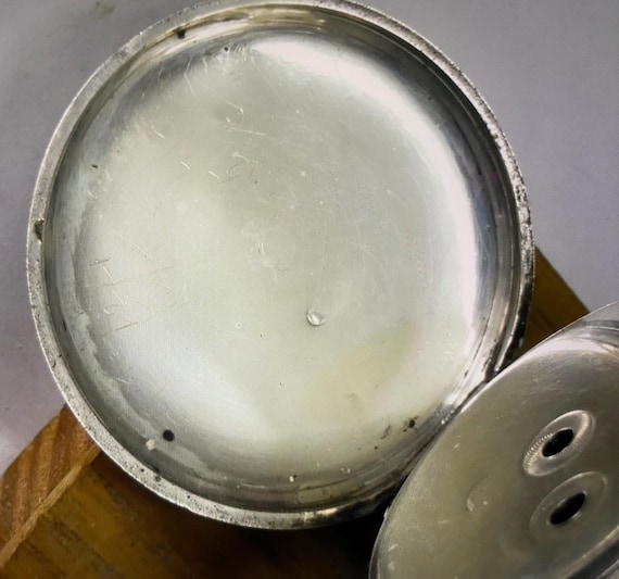 Antique Solid Silver English Key Wind Pocket Watc… - image 7