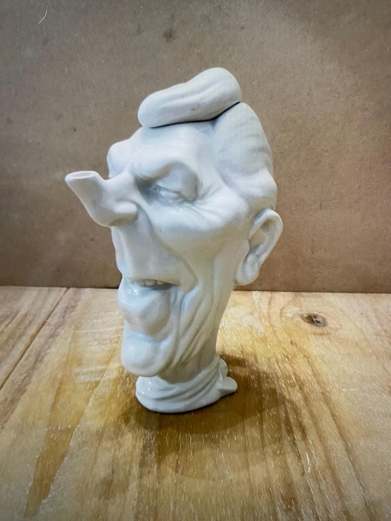 Vintage Ronald Reagan Spitting Image Teapot Luck And Flaw - Good Condition