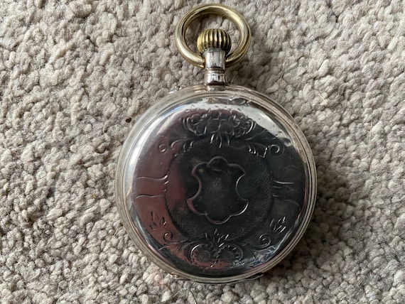 Antique Solid Silver Pocket Watch - Top Wind - Gr… - image 2