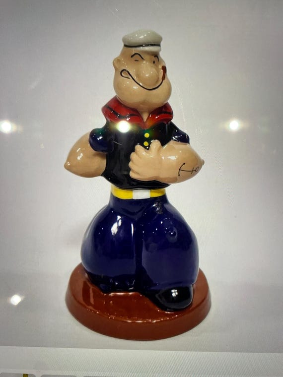 Vintage Wade Popeye Figure - Limited Edition of 2000 - 1997