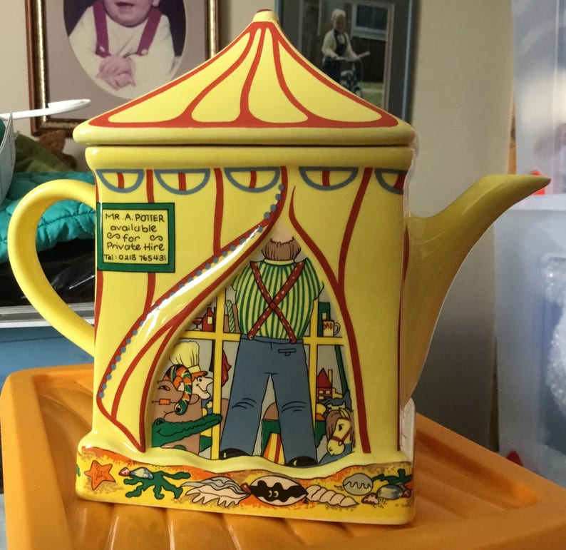 Wade Punch and Judy Show Tea Pot Etsy UK