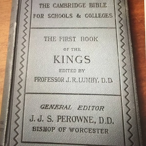 Antique - First Book of the Kings - 1892