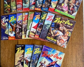 Vintage Boy's Own Magazines x 22 - 1950s