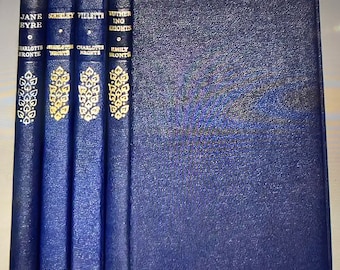 vintage Emily Bronte - Charlotte Bronte - Wuthering Heights - Jane Eyre - Shirley - Villette 3 Vol