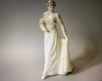 Vintage Coalport Figurine Diana &#39;The Jewel in the Crown&#39; - limited Edition