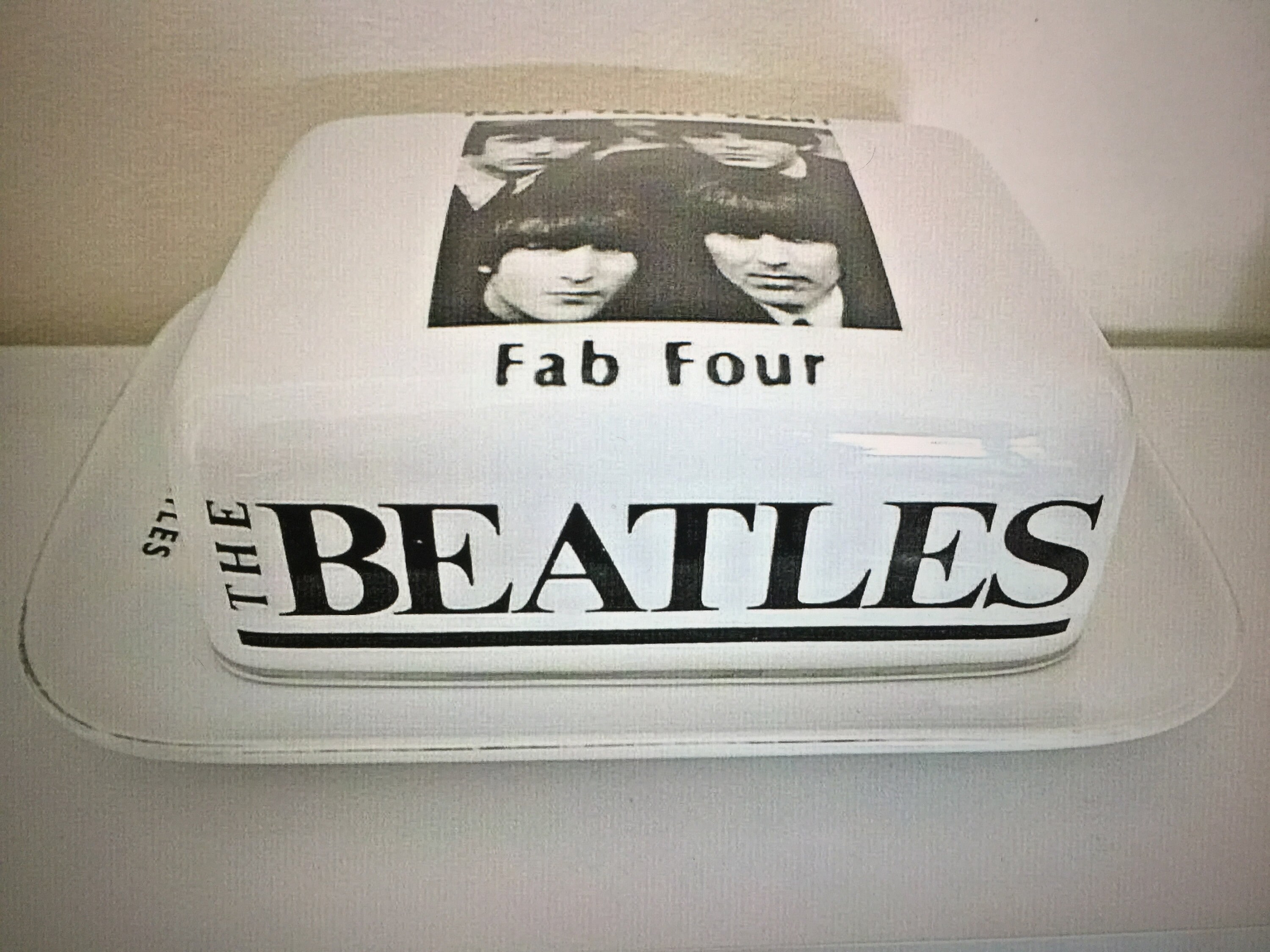 The Beatles Porcelain Butter/Cheese Dish Never Used