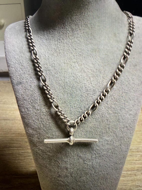 Antique Silver Pocket Watch Chain/Necklace/Bracelet