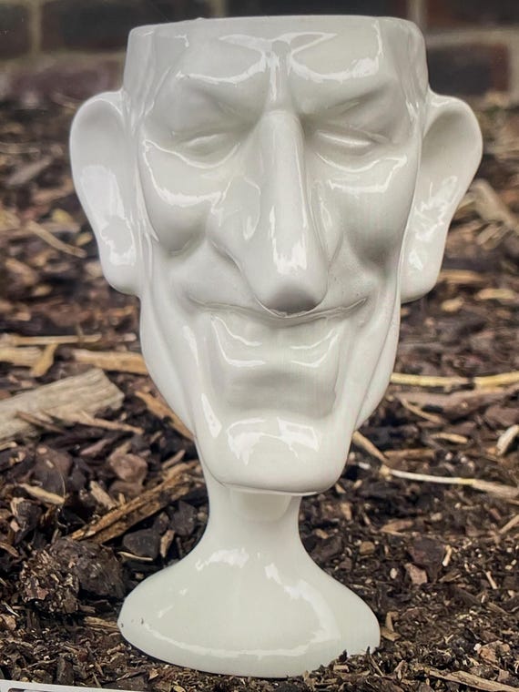 Vintage Spitting Image Prince Philip Egg Cup Made by Luck & Flaw in 1983