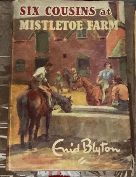 Vintage Six Cousins at Mistletoe Farm - Enid Blyton - Hardback with Dustjacket - 1960