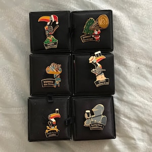Guinness Limited Edition Set of 6 Badges - Boxed and Certificate