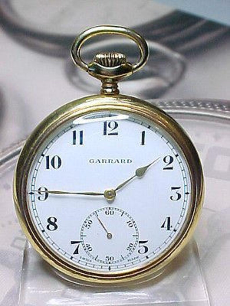 Antique Gold Filled Garrard Pocket Watch London Immaculate Etsy