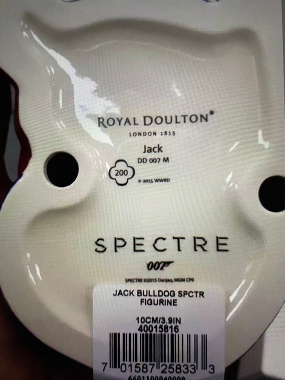 ロイヤルドルトンの新作 - ジャック・ザ・ブルドッグ 007 - ノー