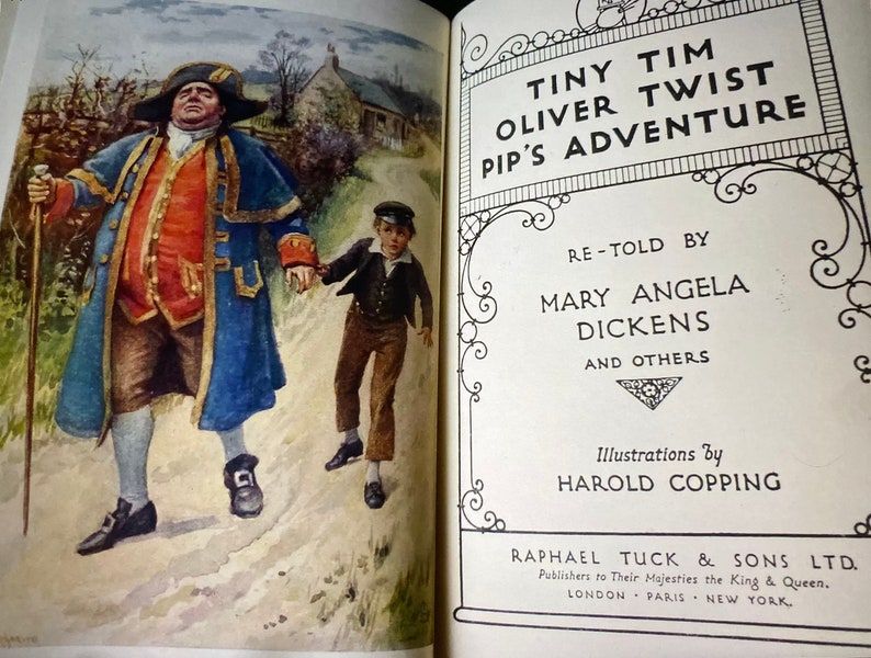 Vintage Tiny Tim Oliver Twist Pip's Adventure Retold by Etsy