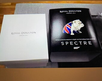 NEW Royal Doulton - Jack the Bulldog - 007 - SPECTRE James Bond