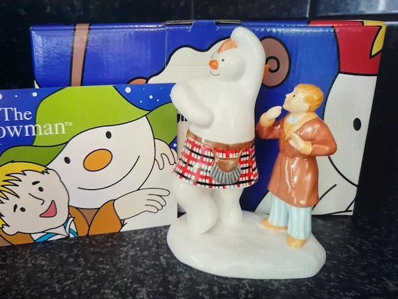 Coalport Figurine  ~ THE SNOWMAN ~ Highland Fling ~ Brand new - Boxed - 2002