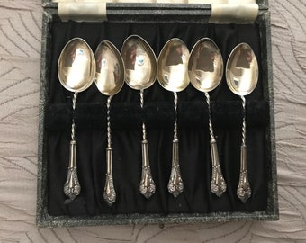 Epns Apostle Spoons Apostle Spoons And Sugar Tongs Silverplated