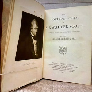 Antique The Poetical Works of Sir Walter Scott - Henry Frowde - 1913